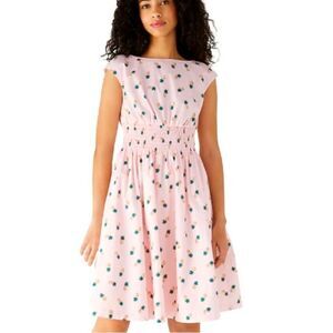 Kate Spade pink pineapple dress new without tags adorable size extra small